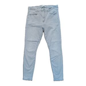 LOFT High Rise Skinny Stretch Sz 12 Women's Grey Jegging Jeans